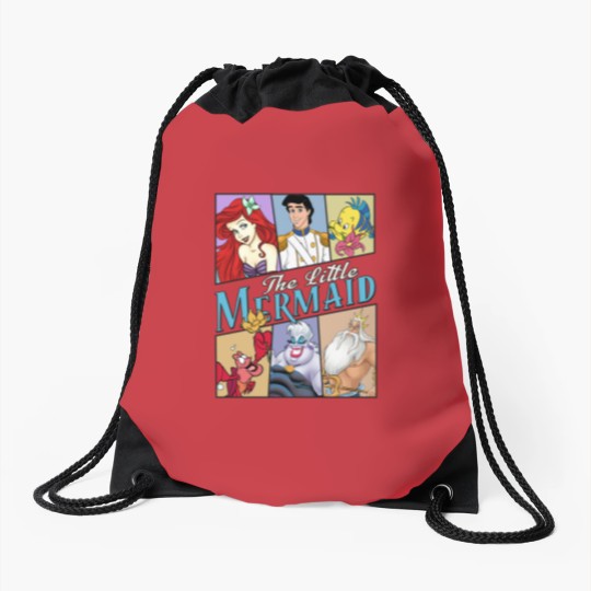 Discover Vintage Little Mermaid  Drawstring Bags