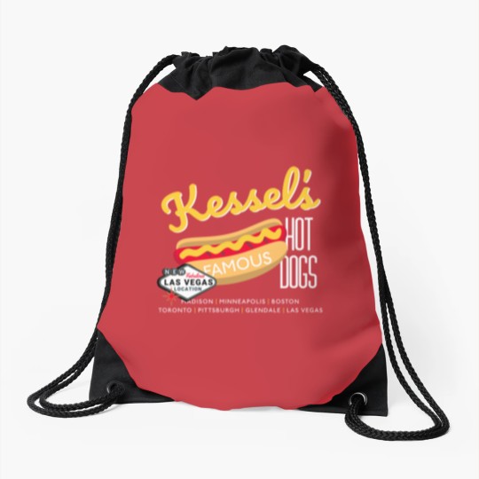 Discover Kessel's Famous Hot Dogs Essential Drawstring Bags