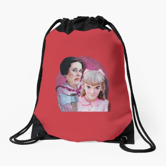 Discover Harriet And Nellie Oleson Drawstring Bags