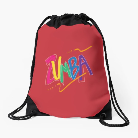 Discover Zumba Dance With stars Drawstring Bags