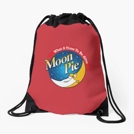 Discover Moon Pie Drawstring Bags