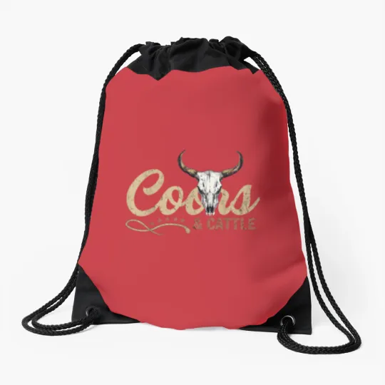 Discover Coor And Cattles Rodeo Western Cowboy Howdy Lover Drawstring Bags