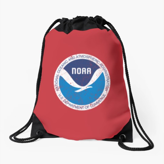 Discover NOAA National Oceanic & Atmospheric Administration Drawstring Bags