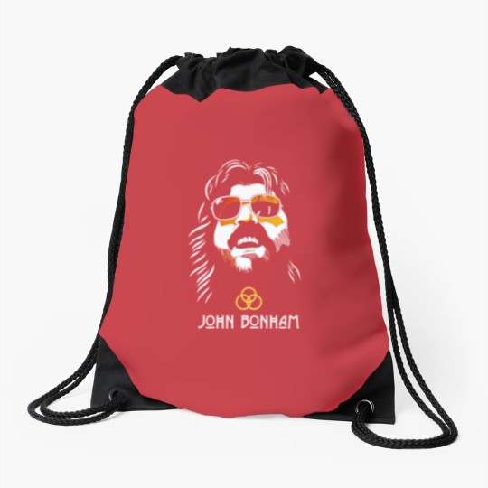Discover John Bonham Bonzo Rock Musician Drummer Music Drawstring Bags