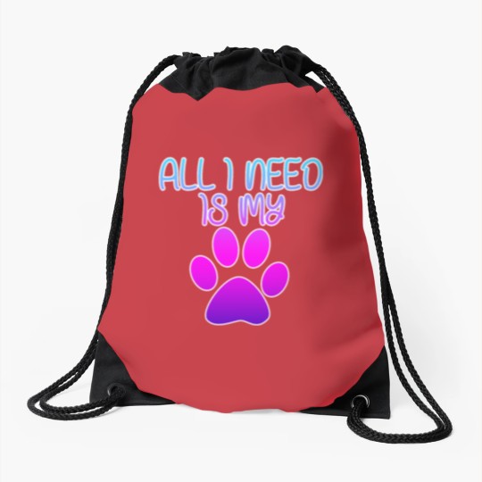Discover Dog Lover Gift Drawstring Bag