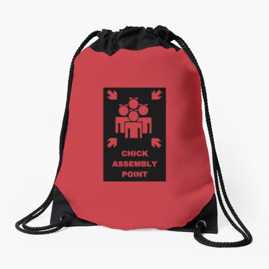 Discover Chick Assembly Point New Drawstring Bags