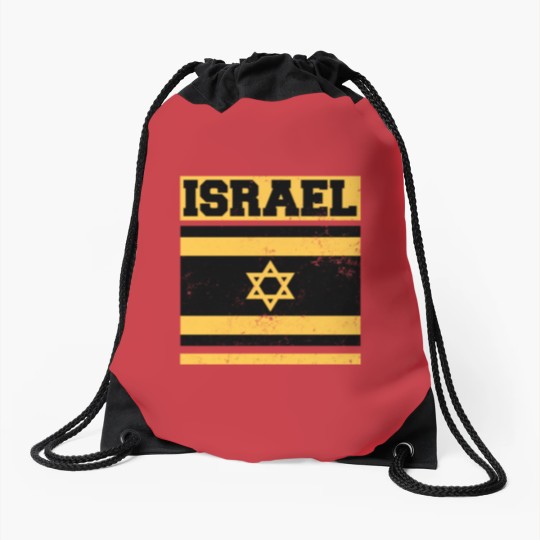 Discover Jewish Joke Patriotic Israeli Flag Gift Drawstring Bags