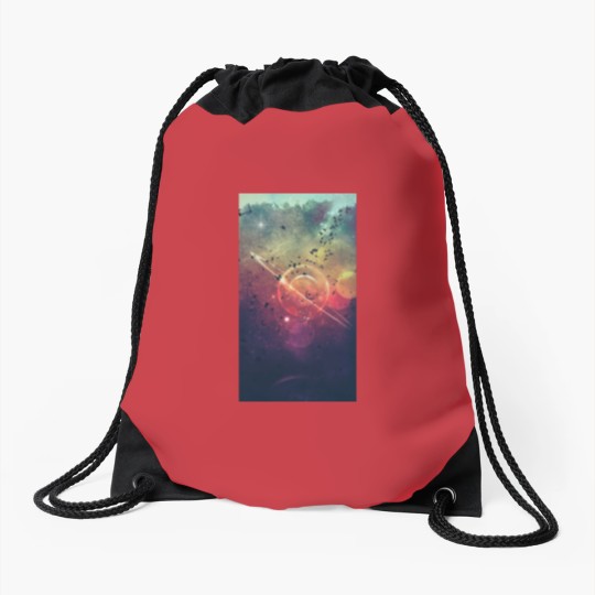 Discover Atmosphere planet sky Drawstring Bags