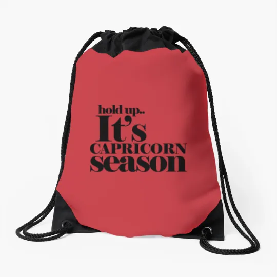 Discover CAPRICORN SEASON Drawstring Bags