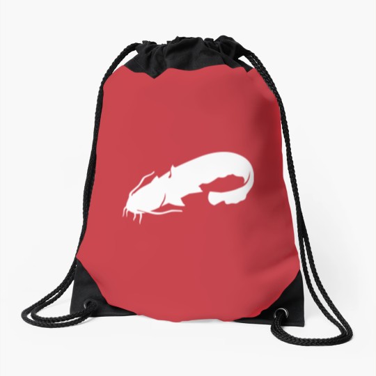 Discover Catfish Drawstring Bags