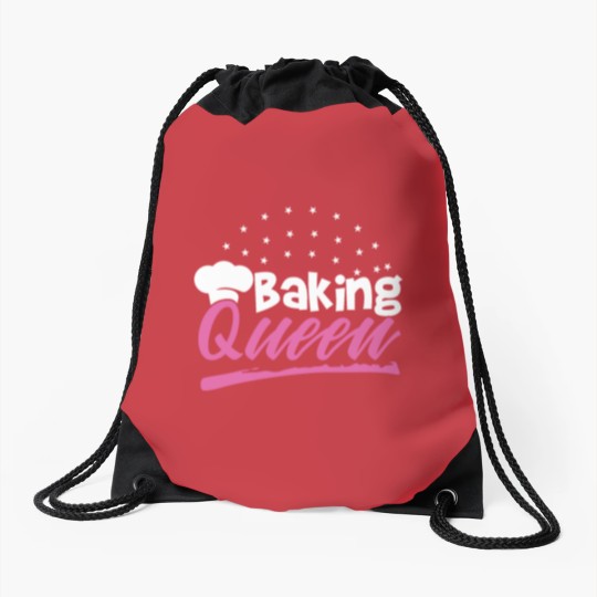Discover Baking Queen Drawstring Bags