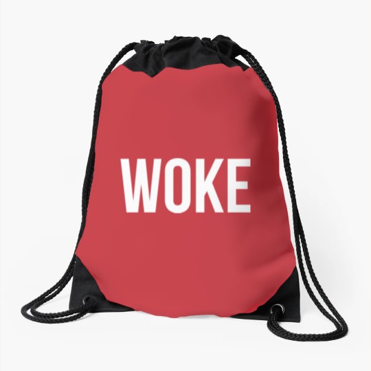 Discover Woke, Black Lives Matter, No Justice Drawstring Bags