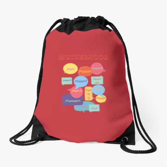 Discover Motherhood Mom Drawstring Bags