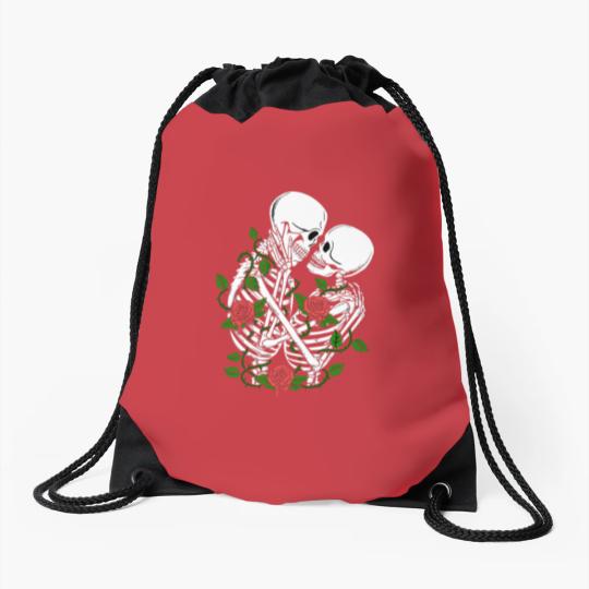 Discover Skulls Lover Drawstring Bags