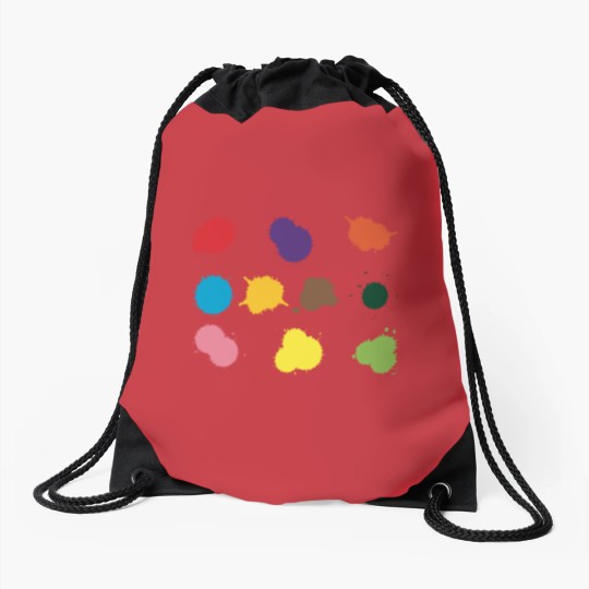 Discover Splat Collection Drawstring Bags