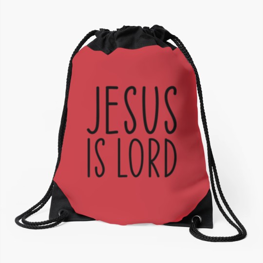 Discover Jesus Is Lord Christian Faith Trust In God Christ Drawstring Bags