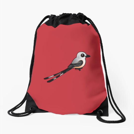Discover Birdorable Scissor-tailed Flychatcher Drawstring Bags