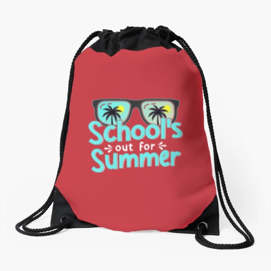 Discover Schools Out For Summer Last Day Of School Drawstring Bags