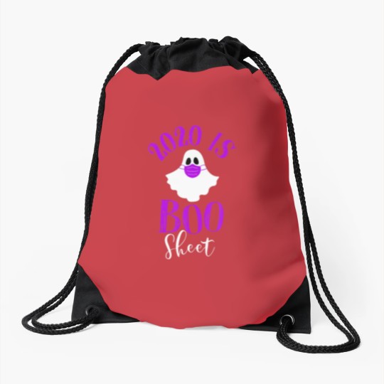 Discover Halloween Humor 2020 Is Boo Sheet Funny Face Mask Drawstring Bags