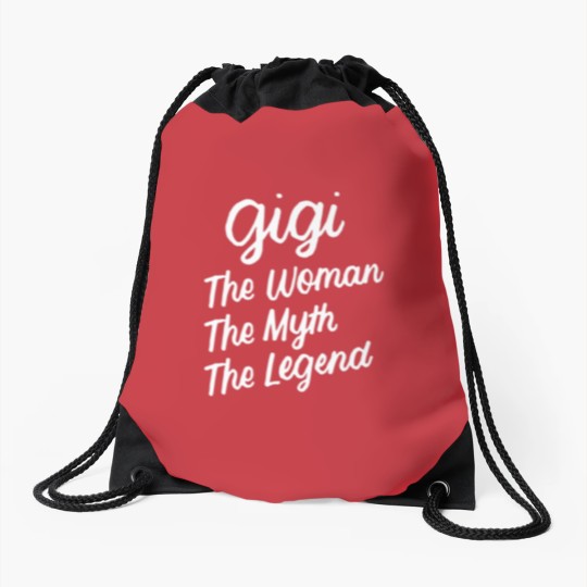 Discover Gigi The Woman The Myth The Legend Mother's Day Gr Drawstring Bags