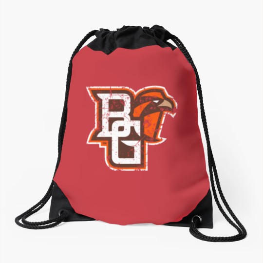 Discover BG Falcons Distressed Drawstring Bags