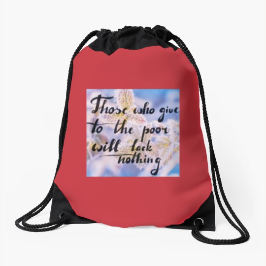 Discover Bible Verse Drawstring Bags