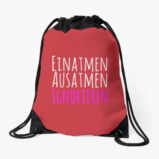 Discover Womens Inhale Exhalation Ignore Women I Meme Anti Drawstring Bags