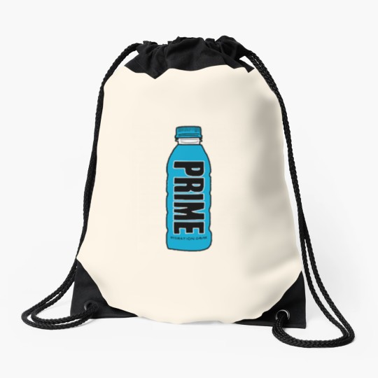 Discover KSI and Logan Paul Prime Hydration Drink blue raspberry Active Drawstring Bags