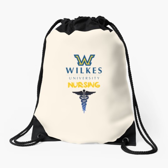 Discover Wilkes university nursing Drawstring Bags