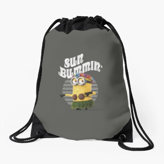 Discover Despicable Me Minions Bob Sun Bummin Hula Graphic Drawstring Bags