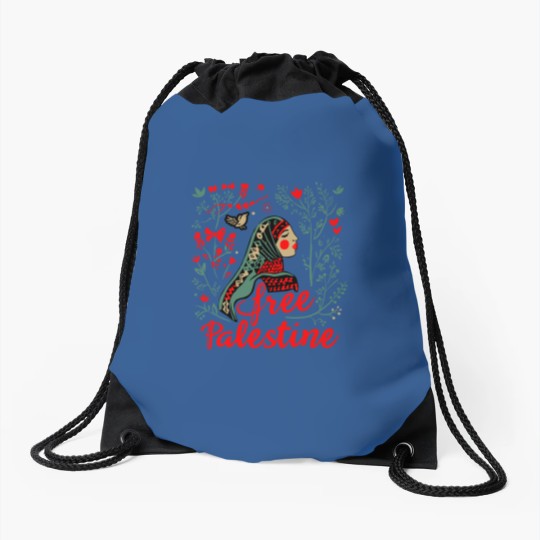 Discover Free Palestine Unisex Drawstring Bags