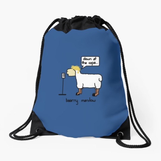 Discover baarry manilow Drawstring Bags