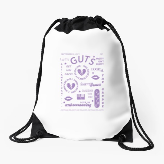 Discover Olivia Rodrigo Guts Graphic Fan Drawstring Bags, Music Album Drawstring Bags
