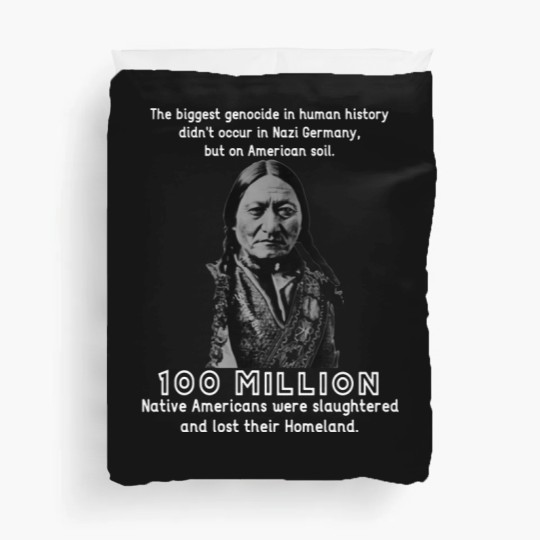 Discover sitting bull - Native American - Duvet Covers