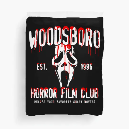 Discover Horror Ghost Face Duvet Covers, Woodsboro Horror Film Club