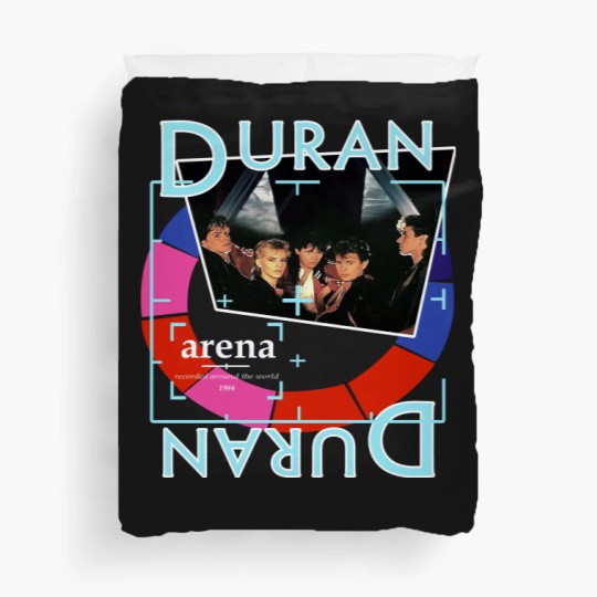 Discover Duran Duran Arena Duvet Covers, Duran Duran Vintage Duvet Covers, 1984 Arena Tour Concert Duvet Covers Duvet Covers