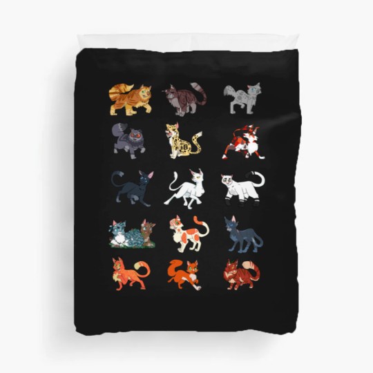 Discover Warrior cats pattern 1 Duvet Covers