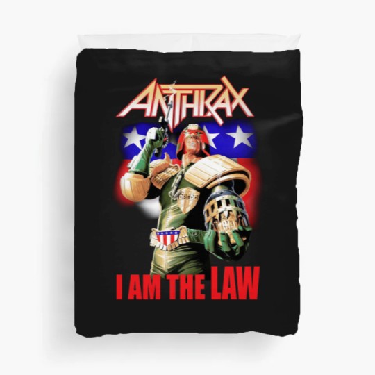 Discover Anthrax Duvet Covers Judge Dredd I AM THE LAW Duvet Covers NEW Heavy Metal Band