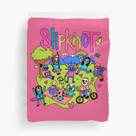 Discover SL.I.P.KN.OT Duvet Covers - All Hope Is Gone Duvet Covers - The End So Far Merch -  The Gray Chapter Duvet Covers