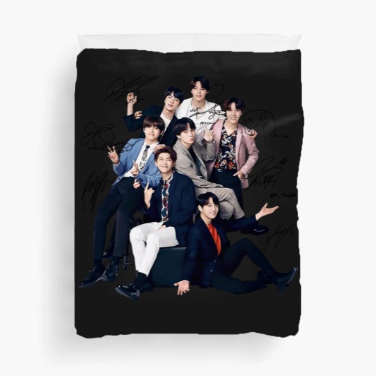 Discover Bts Duvet Covers, Bts Sign Duvet Covers, BTS Group Duvet Covers