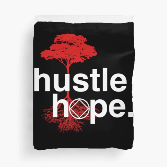 Discover Hustle Hope NA Symbol Narcotics Anonymous NA Gifts Duvet Covers Duvet Covers