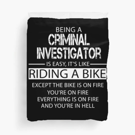 Discover Criminal Investigator Duvet Covers