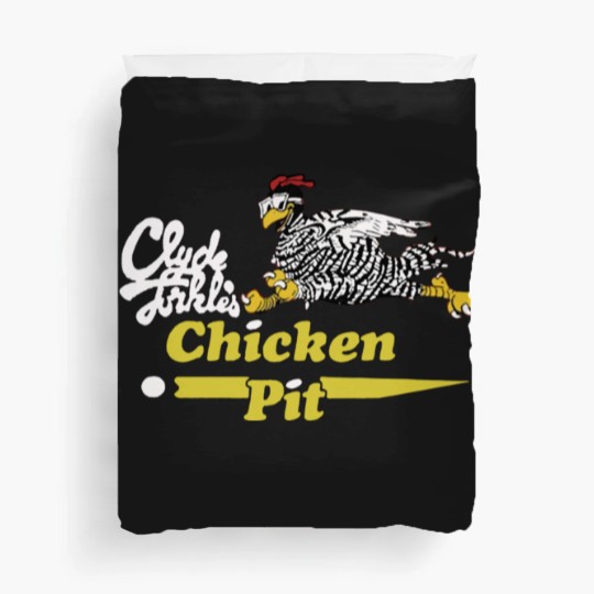Discover Clyde Forkles Chicken Pit Gift Duvet Covers