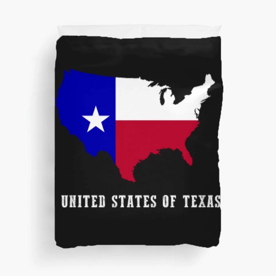 Discover United States of Texas Map or Lone Star State Fans Duvet Covers