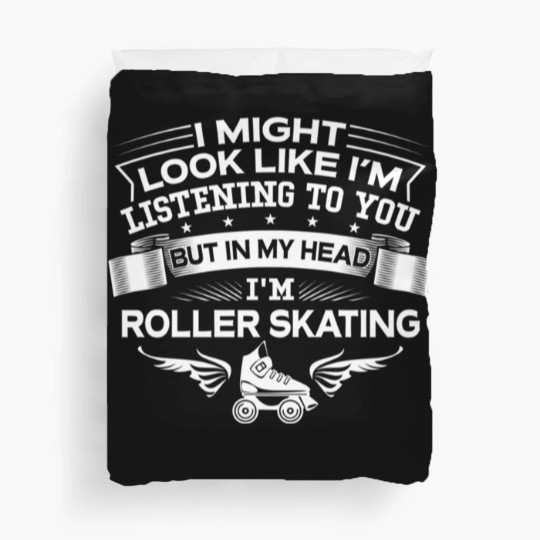 Discover Funny But In My Head I'm Roller Skating Duvet Covers