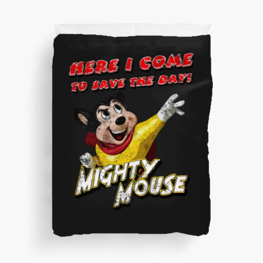 Discover Mighty Mouse, distressed - Mighty Mouse - Duvet Covers