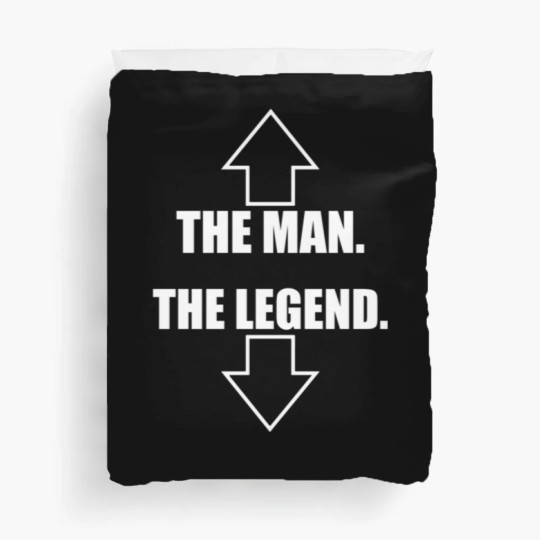 Discover The Man The Legend Duvet Covers