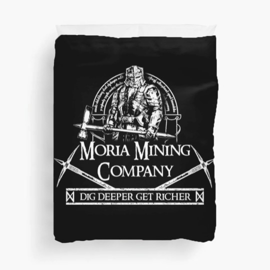 Discover MORIA MINING COMPANY - Lotrshirt - Duvet Covers
