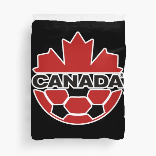 Discover UNISEX | Team Canada Soccer Duvet Covers | Canada Soccer Jersey | World Cup 2022 Qatar | Les Rouges