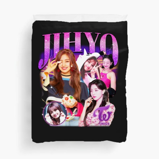 Discover Twice Jihyo Retro Bootleg Duvet Covers - Twice Duvet Covers - Kpop Duvet Covers - Kpop Merch